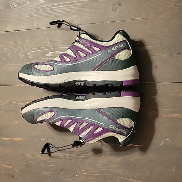 Salomon Contagrip Xapro Girls Shoes Size 3.5 - Picture 6 of 7